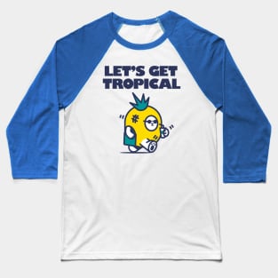 Pineapple Cat Baseball T-Shirt